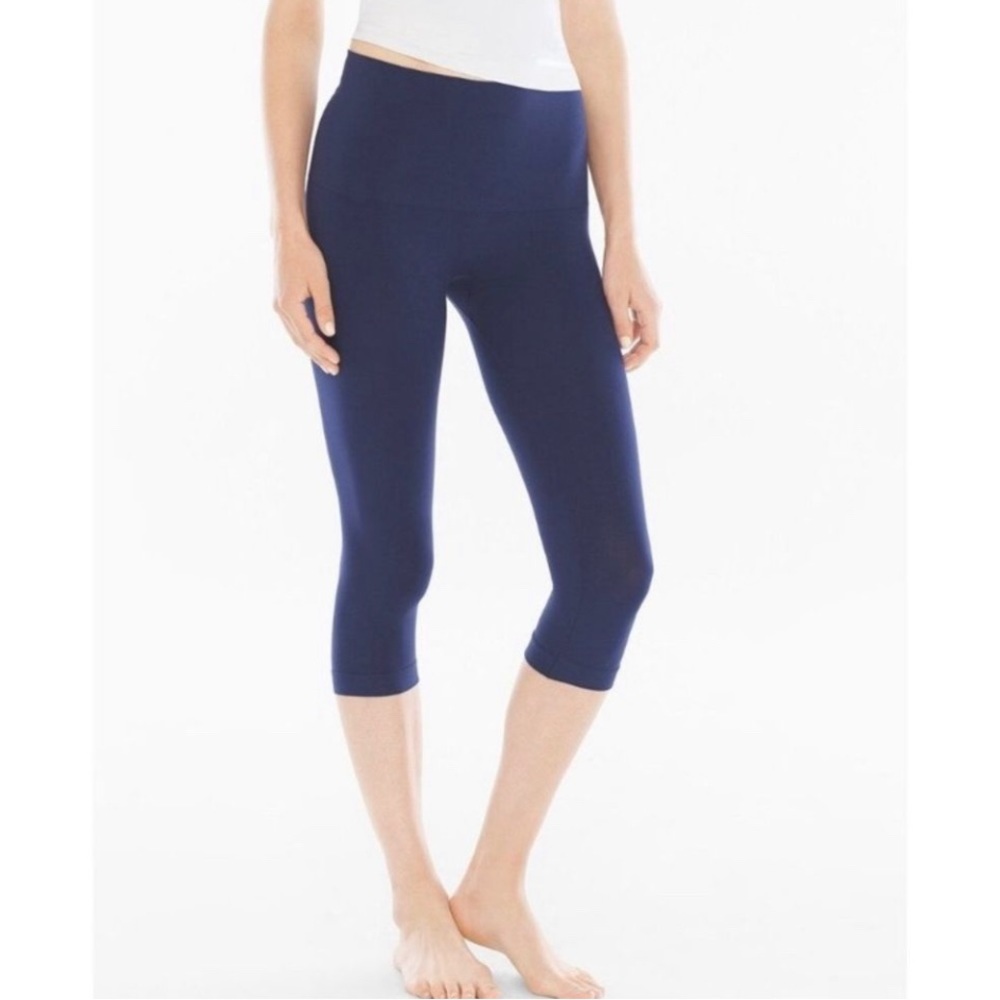 Soma high waist smoky blue Capri slimming  legging